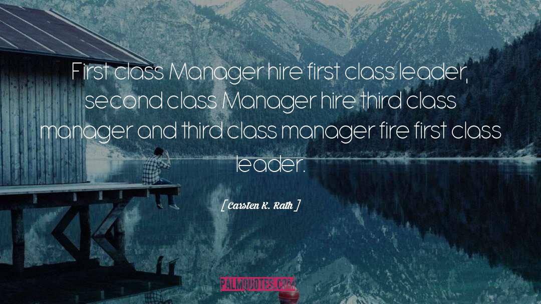 Manager Quote quotes by Carsten K. Rath