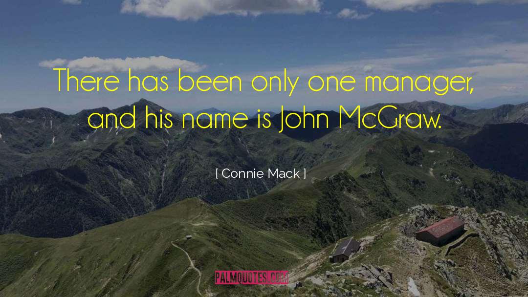 Manager Quote quotes by Connie Mack