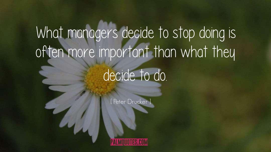 Managers quotes by Peter Drucker