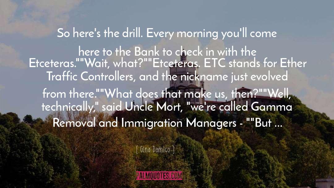 Managers quotes by Gina Damico