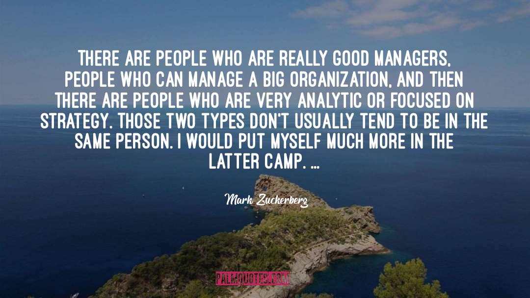 Managers quotes by Mark Zuckerberg