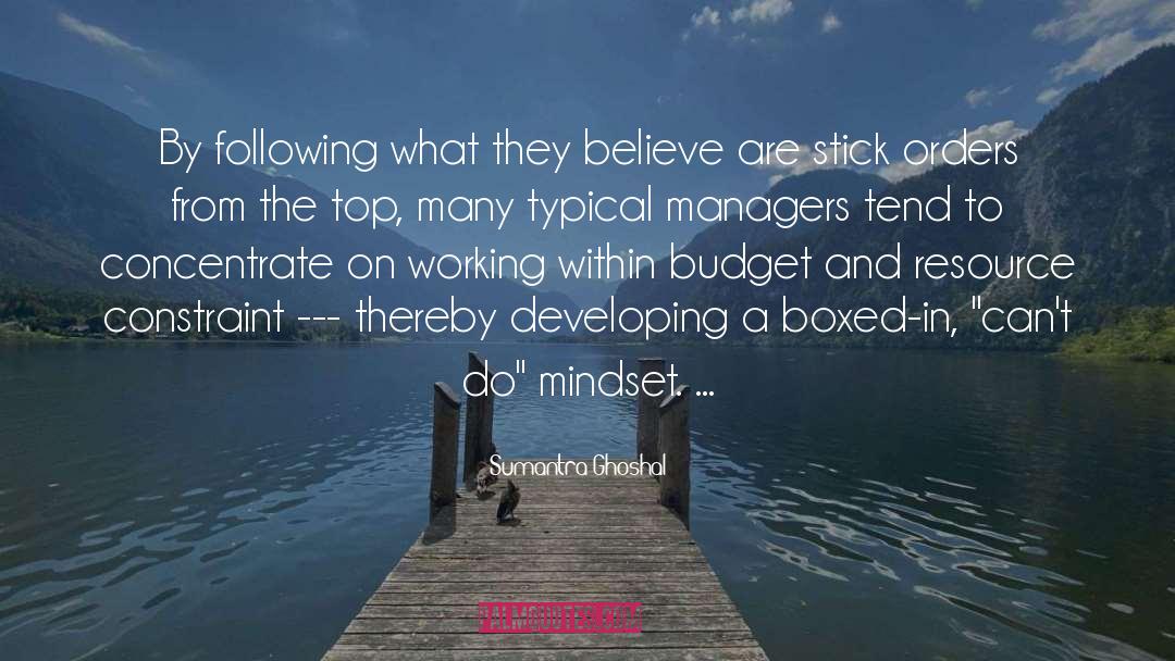 Managers quotes by Sumantra Ghoshal