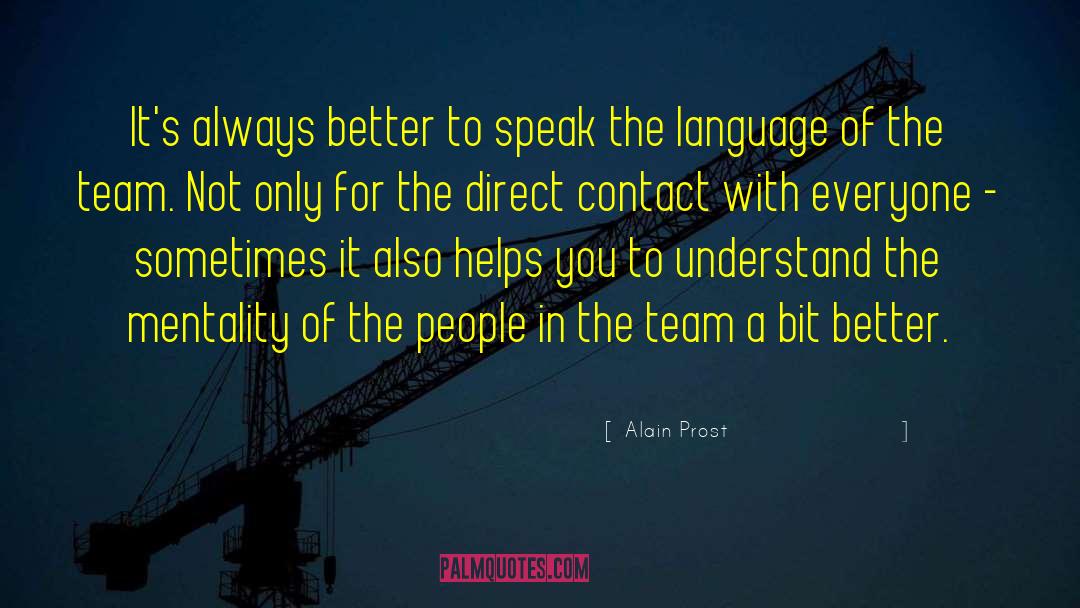 Managing People quotes by Alain Prost