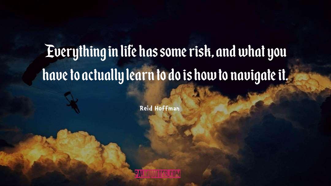 Managing Risk quotes by Reid Hoffman