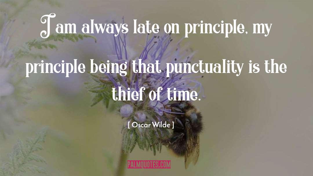 Managing Time quotes by Oscar Wilde