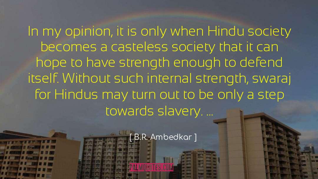 Mancera Hindu quotes by B.R. Ambedkar