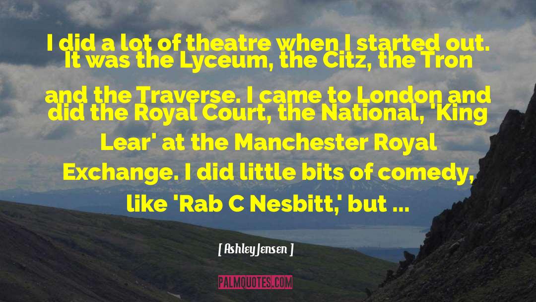 Manchester quotes by Ashley Jensen