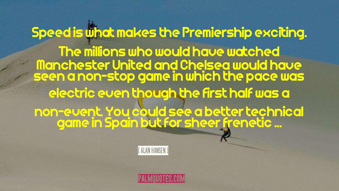 Manchester United quotes by Alan Hansen