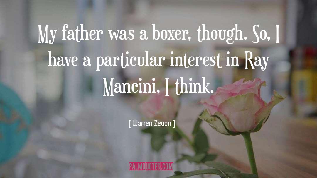 Mancini quotes by Warren Zevon