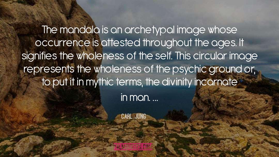 Mandala quotes by Carl Jung