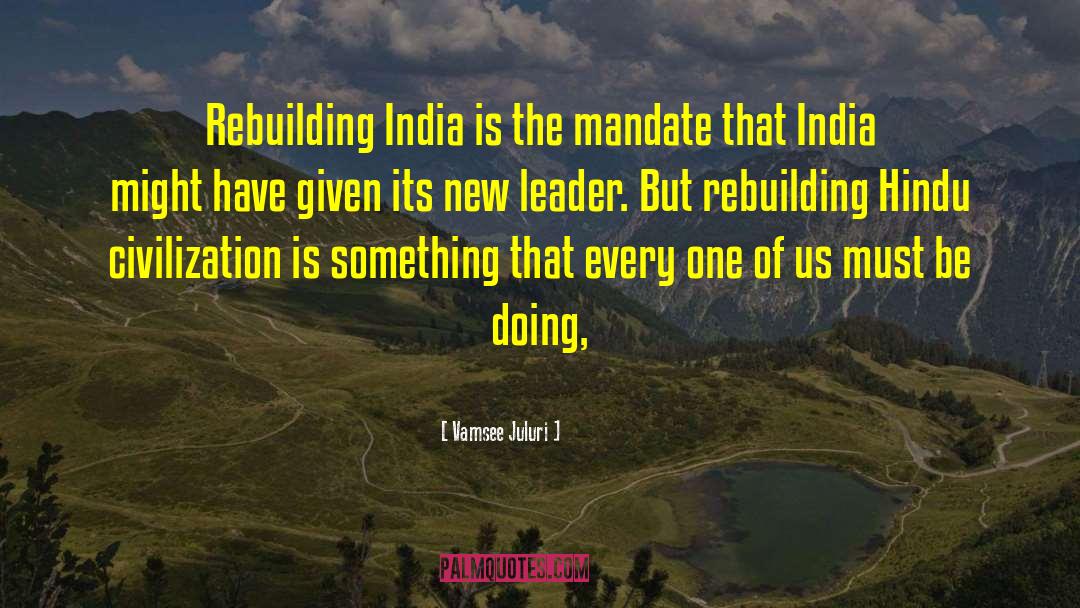 Mandate quotes by Vamsee Juluri