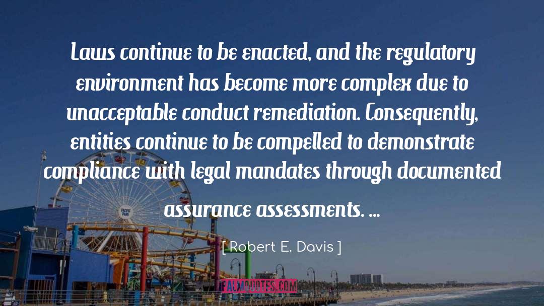 Mandates quotes by Robert E. Davis