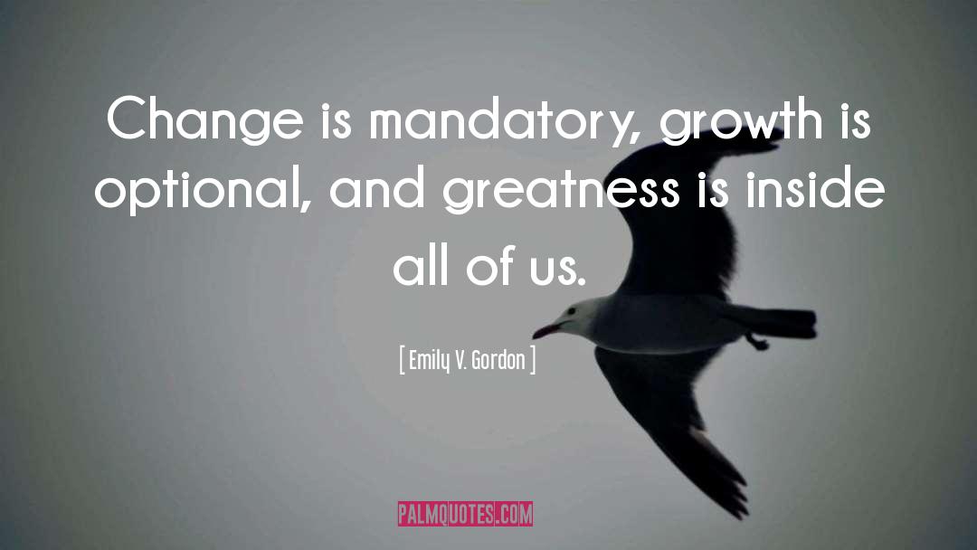 Mandatory quotes by Emily V. Gordon