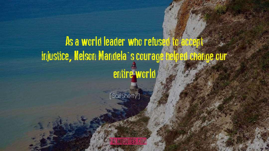 Mandela S quotes by Salil Shetty