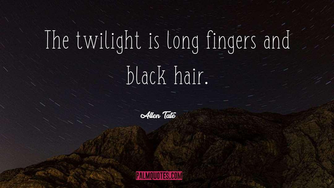 Manely Long Hair quotes by Allen Tate