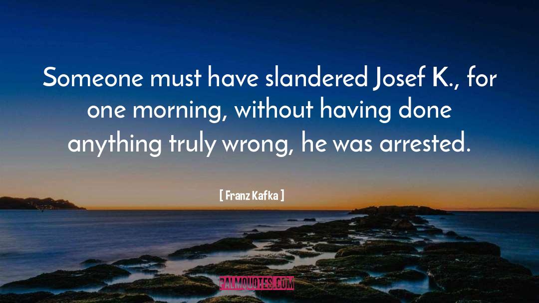 Manfredonia Arrested quotes by Franz Kafka