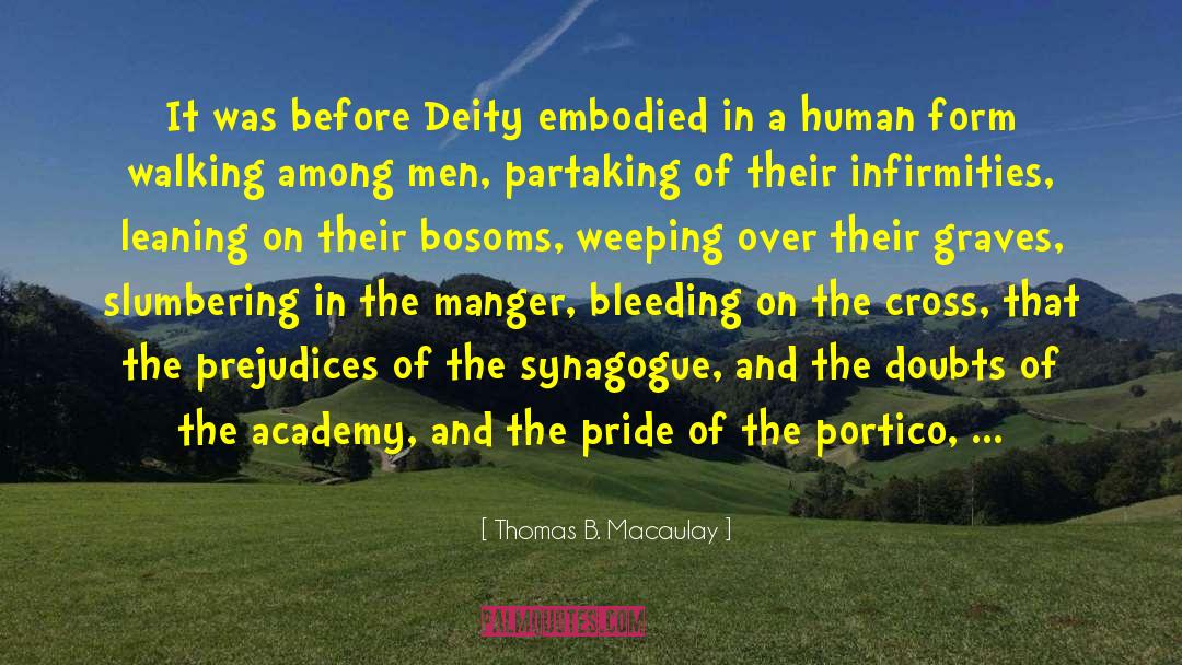 Manger quotes by Thomas B. Macaulay