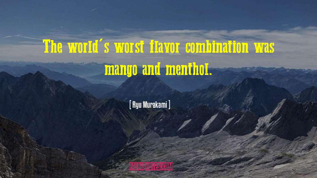 Mango quotes by Ryu Murakami