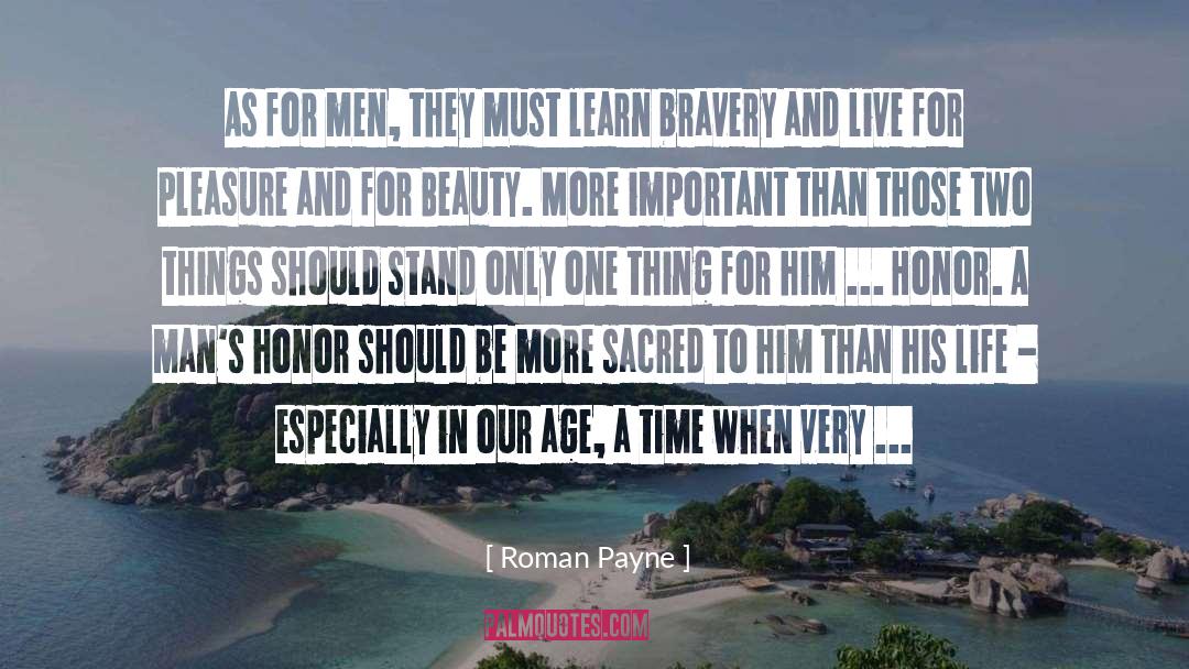 Manhood In Macbeth quotes by Roman Payne