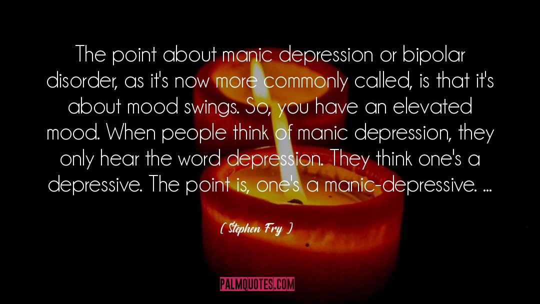 Manic Depressive Ocd quotes by Stephen Fry