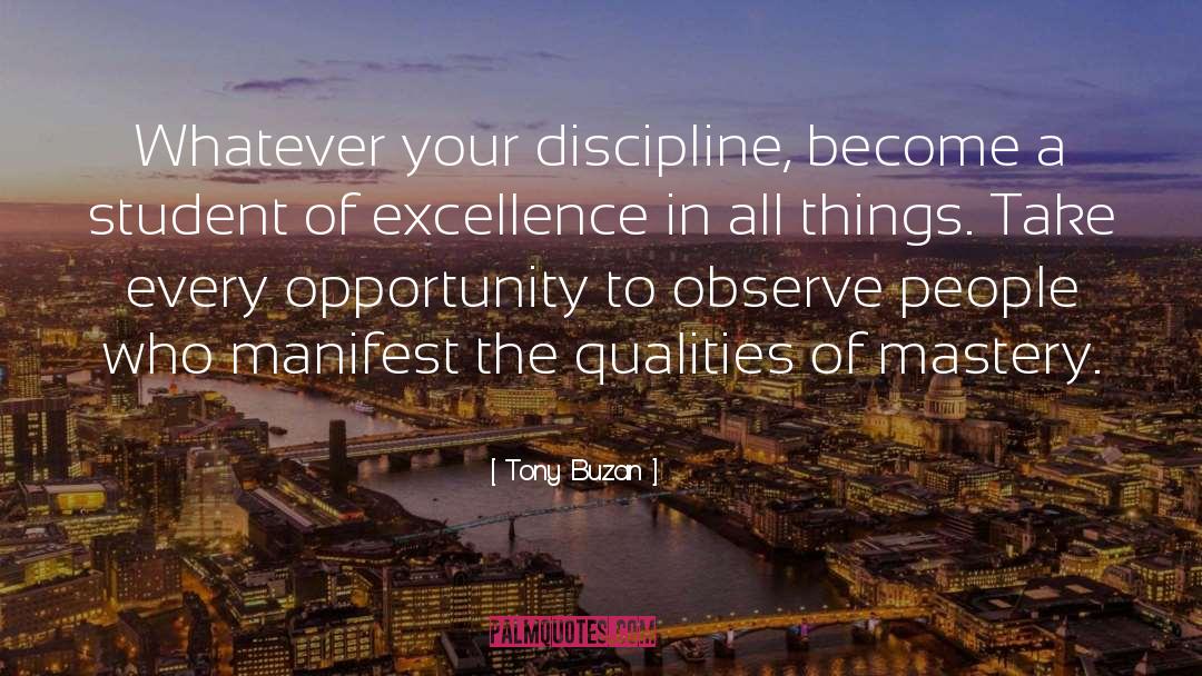 Manifest Destiny quotes by Tony Buzan