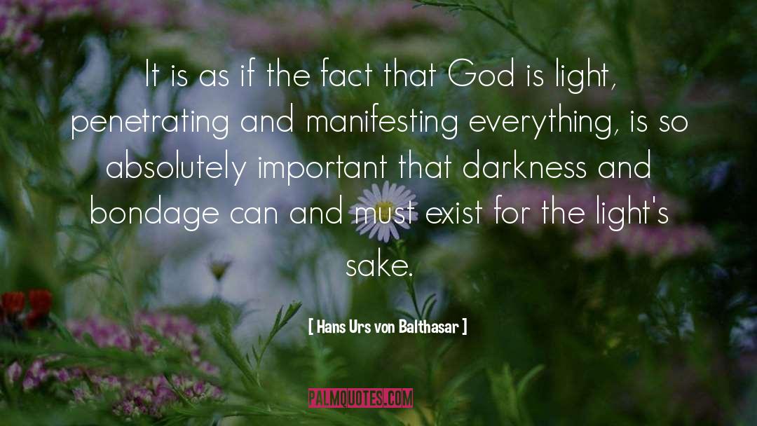 Manifesting quotes by Hans Urs Von Balthasar