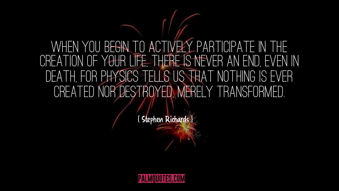 Manifesting quotes by Stephen Richards