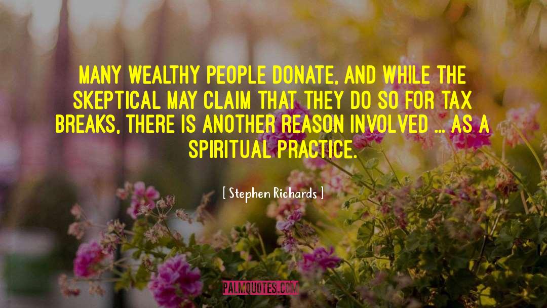 Manifesting Wealth quotes by Stephen Richards