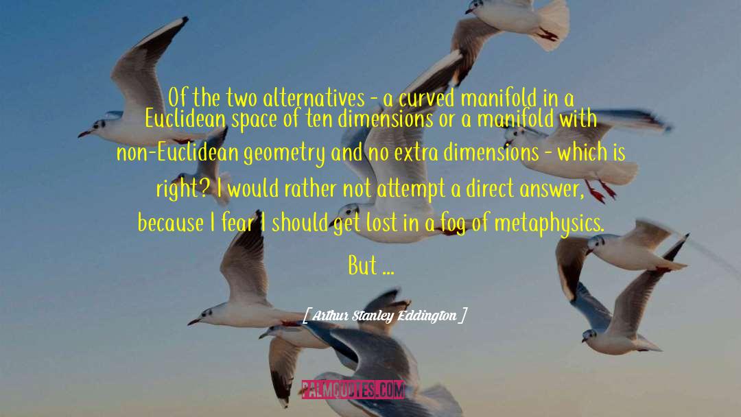 Manifold quotes by Arthur Stanley Eddington