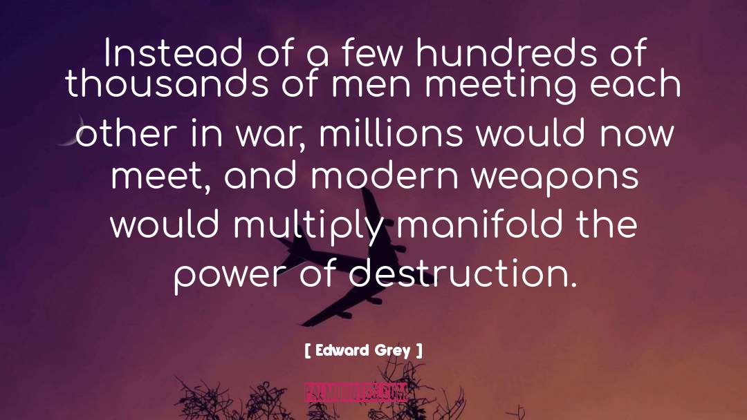 Manifold quotes by Edward Grey