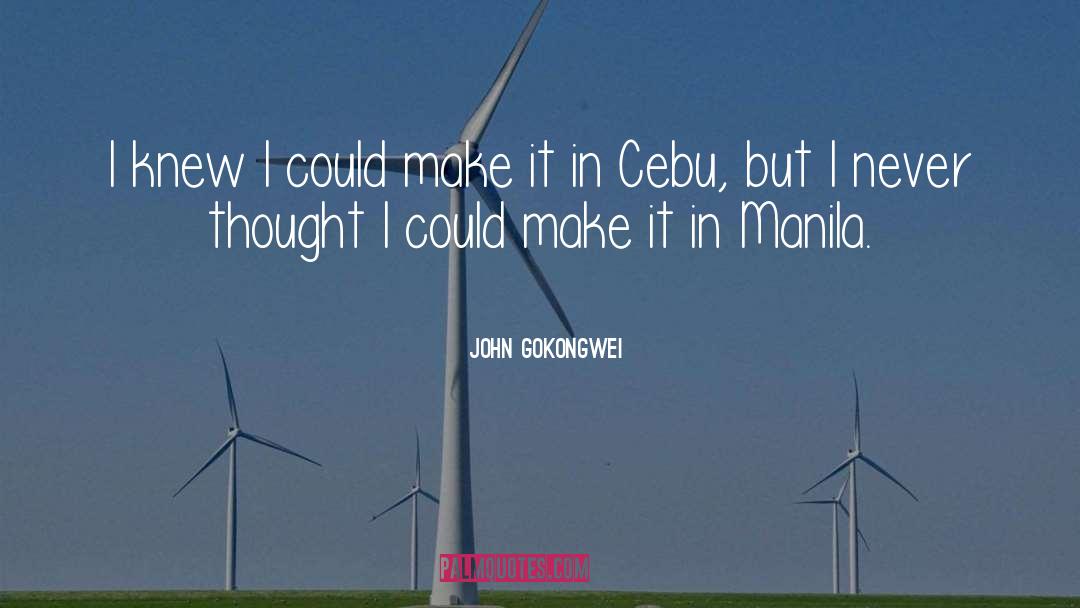 Manila quotes by John Gokongwei