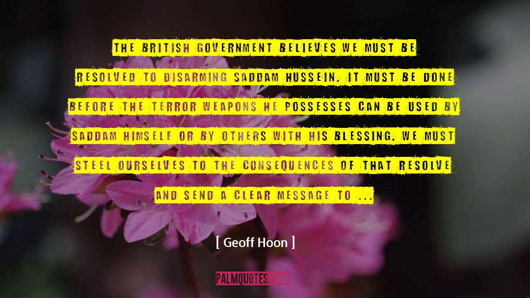 Manipulated By Others quotes by Geoff Hoon