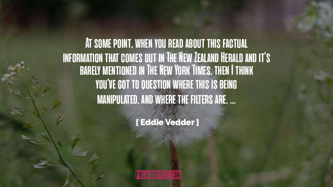 Manipulated quotes by Eddie Vedder
