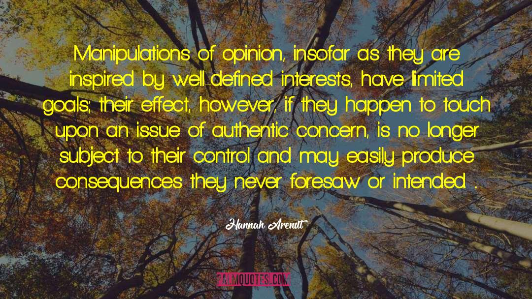 Manipulation quotes by Hannah Arendt