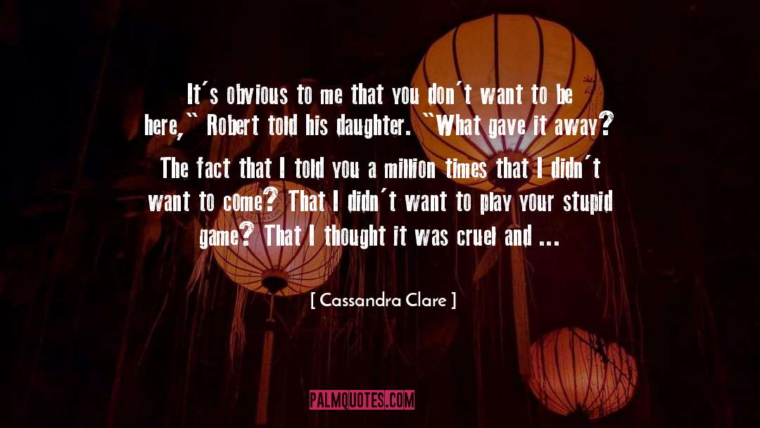 Manipulative quotes by Cassandra Clare