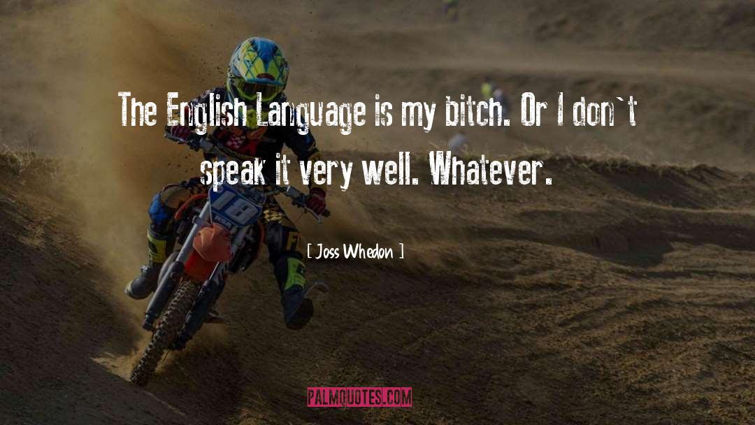 Manivela In English quotes by Joss Whedon