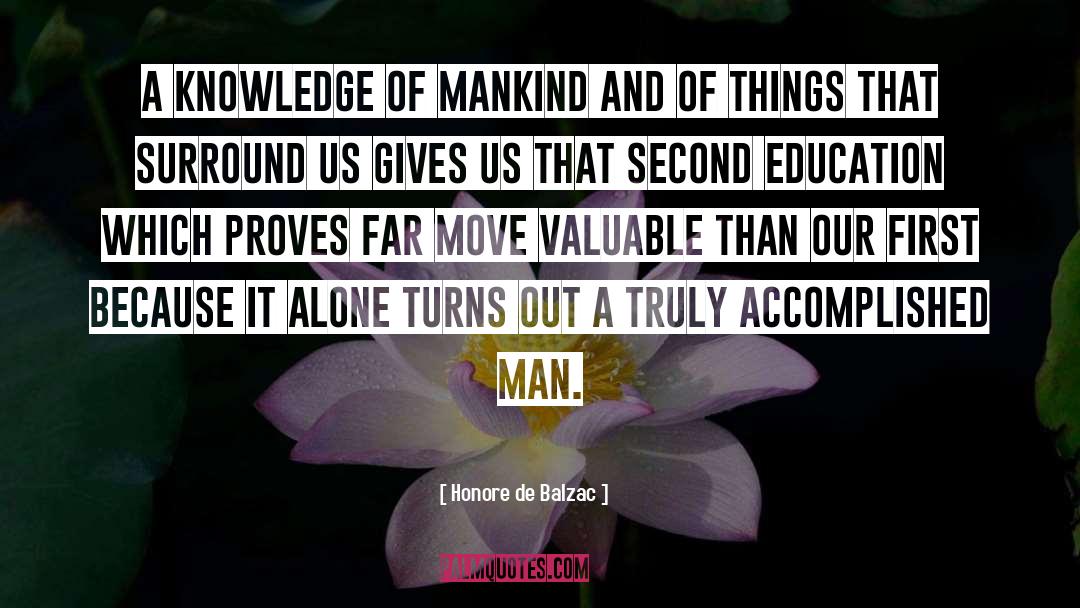 Mankind Nature quotes by Honore De Balzac