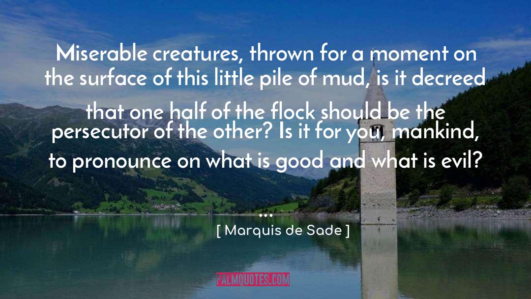 Mankind quotes by Marquis De Sade