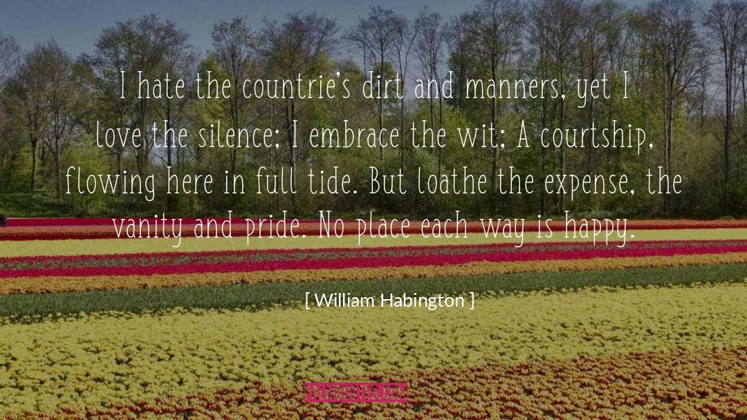 Manners quotes by William Habington