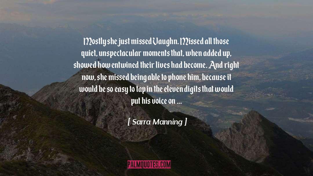Manning quotes by Sarra Manning
