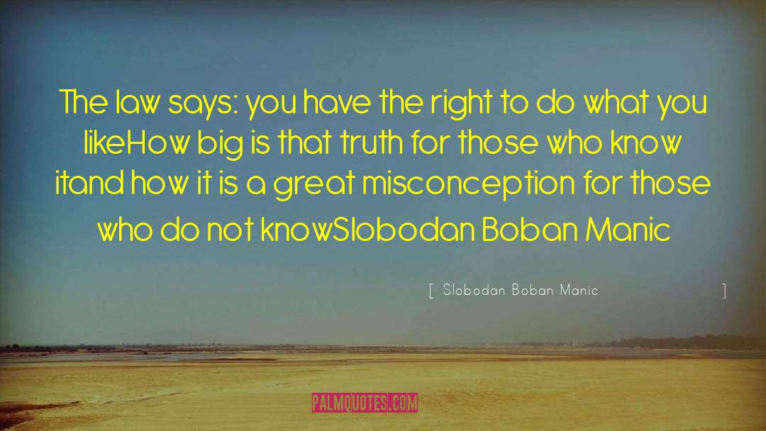 Mannor Law quotes by Slobodan Boban Manic