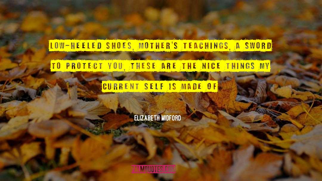 Mano Shoes quotes by Elizabeth Midford