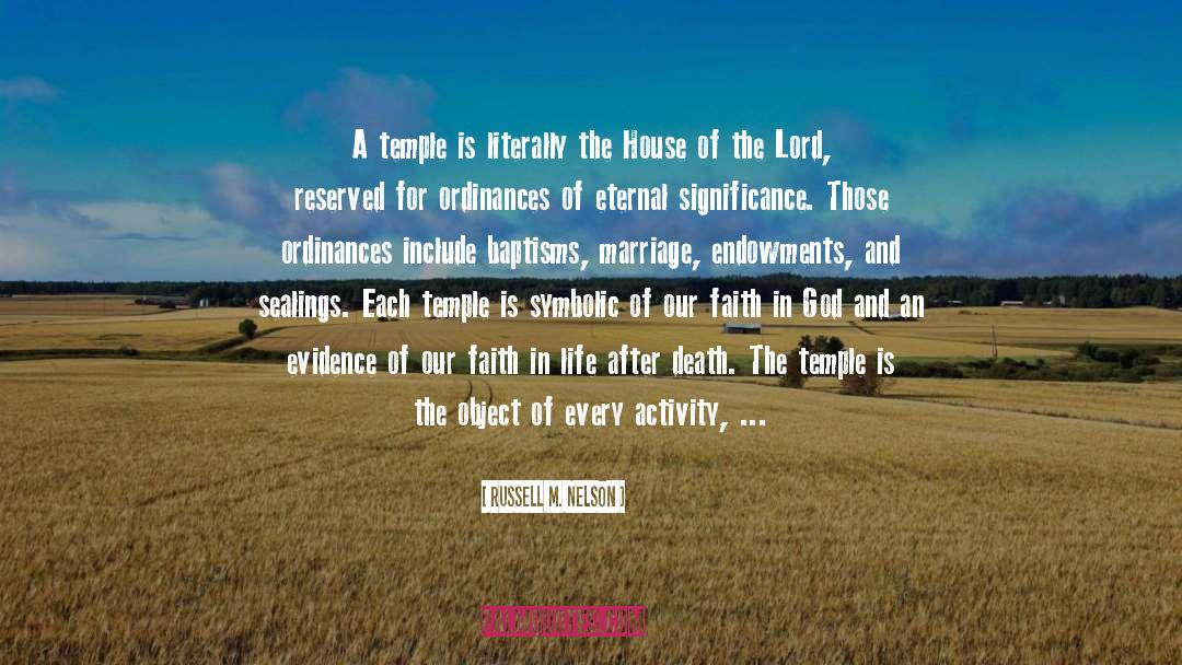 Manor House quotes by Russell M. Nelson