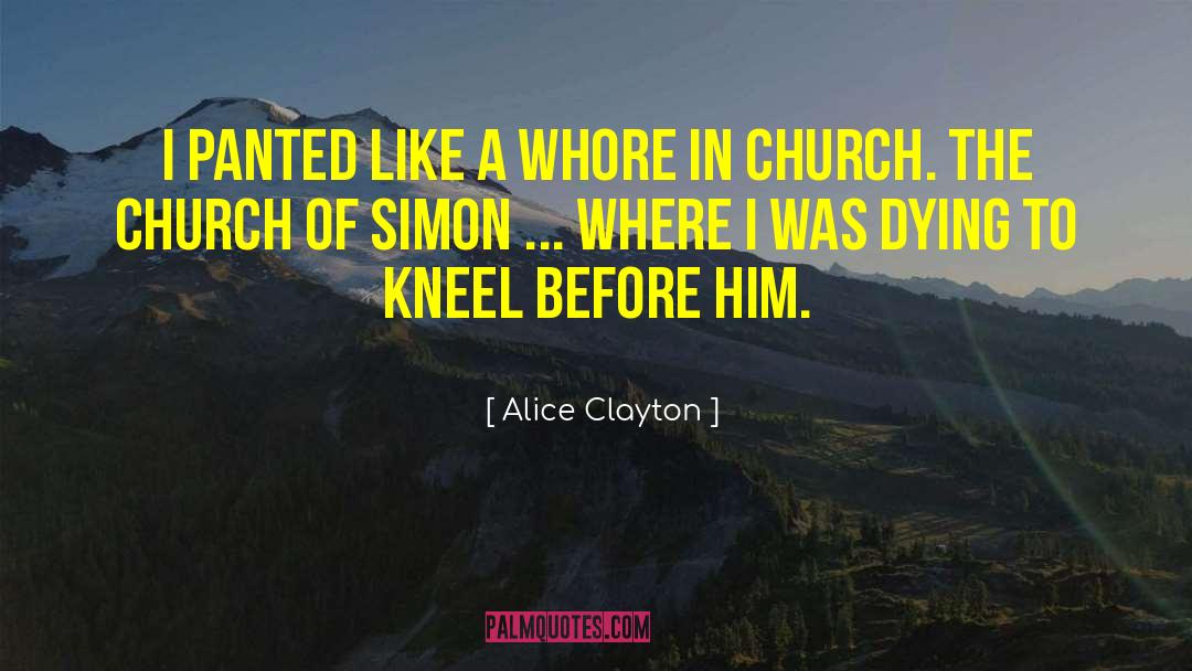 Mansbach Church quotes by Alice Clayton