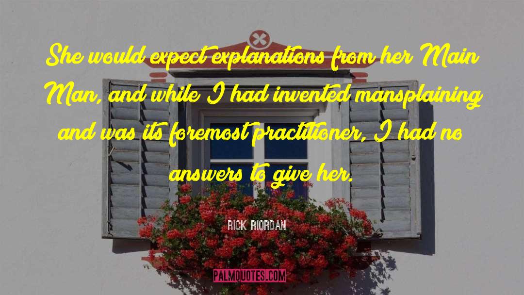 Mansplaining Gif quotes by Rick Riordan