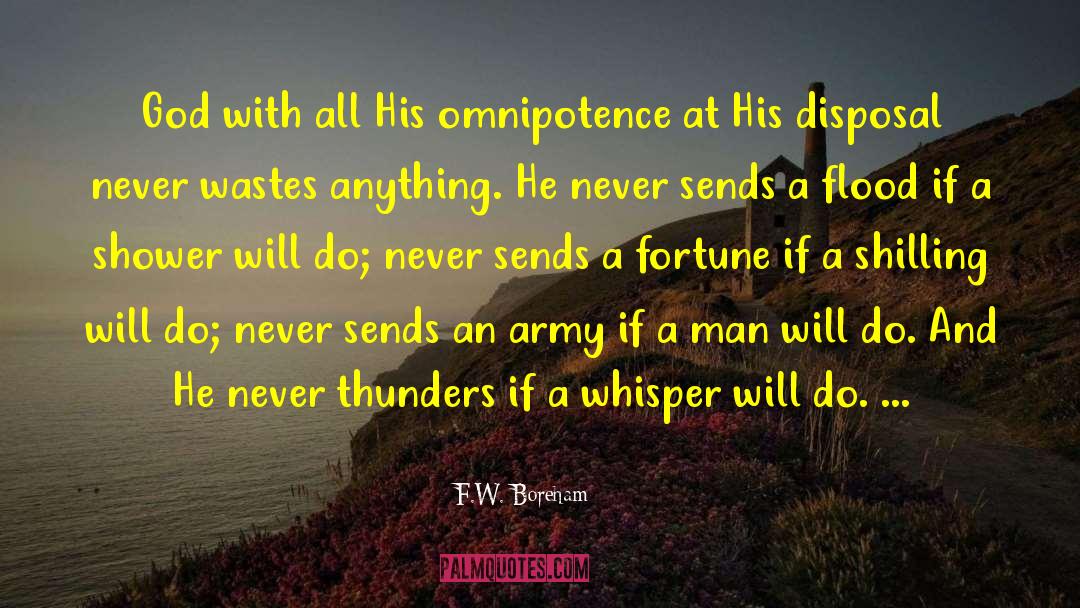 Mantenuto Army quotes by F.W. Boreham
