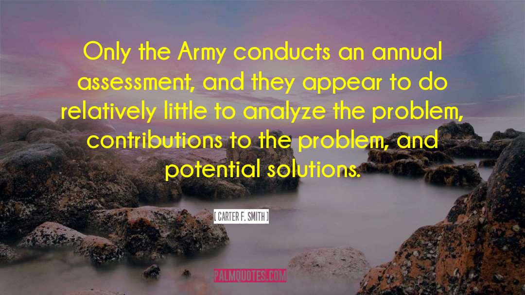 Mantenuto Army quotes by Carter F. Smith