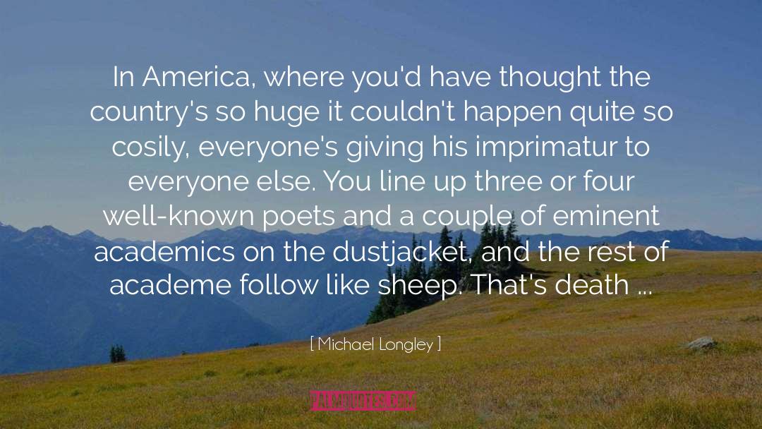Manterola Sheep quotes by Michael Longley
