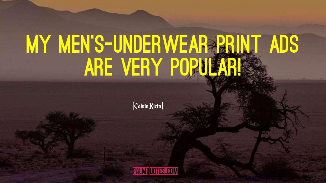 Manties Mens Underwear quotes by Calvin Klein