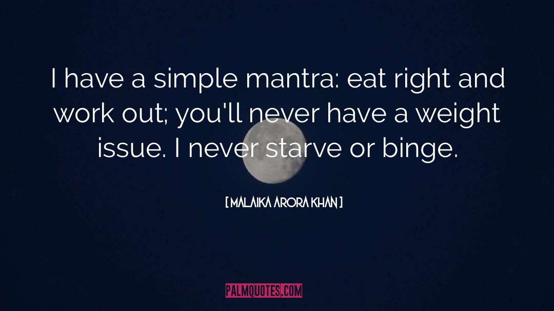 Mantra quotes by Malaika Arora Khan